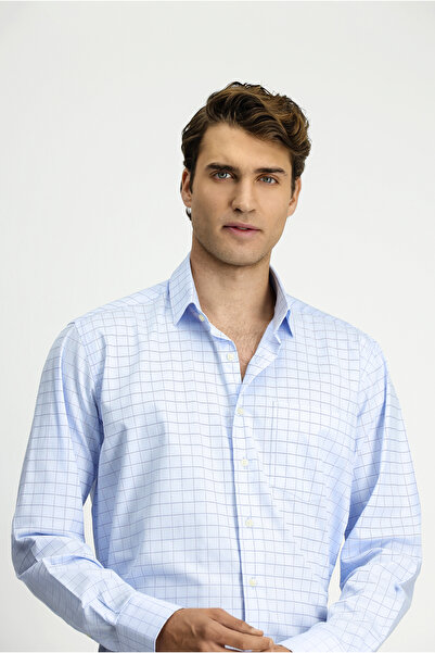 Kiğılı Long Sleeve Regular Fit Cotton Plaid Shirt