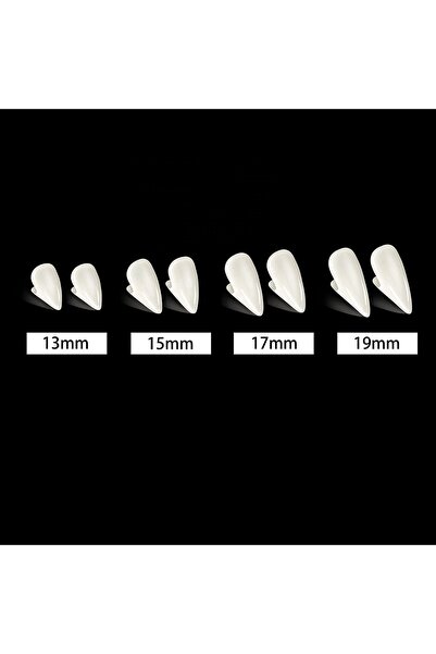 KURBE Vampire Teeth Beads Adhesive Vampire Tooth Vampire Costume Accessory