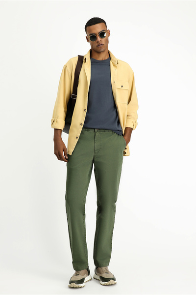 Kiğılı Long Sleeve Oversize Patterned Cotton Shirt / Coat