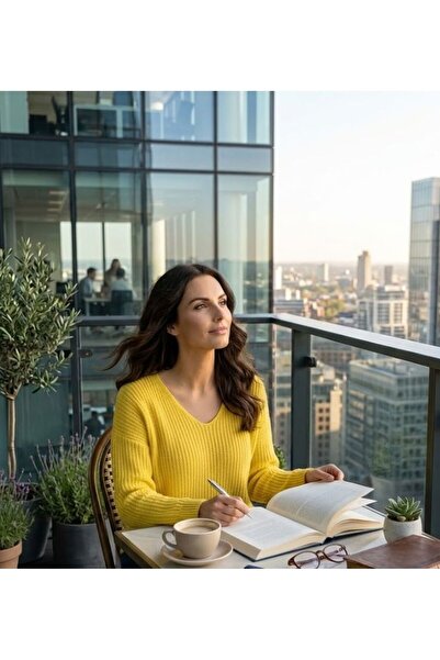 URUMDAY Women's V-neck Sweater