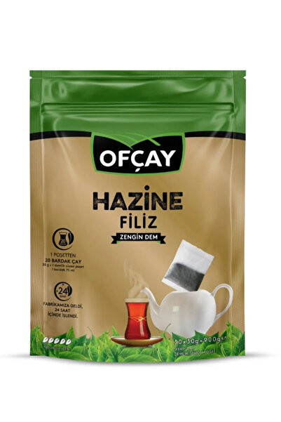 Ofçay Hazine Zengindem Demlik Poşet Çay Doypack 30 G x 30'lu x 8 Adet (Koli)