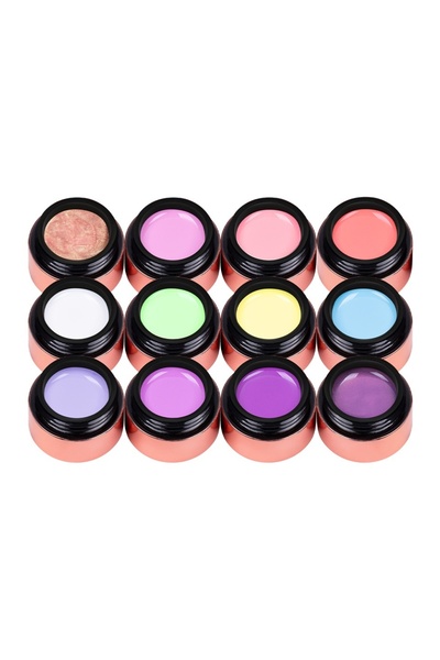 LUXORISE Set de 12 geluri UV colorate, Unicorn Dreams