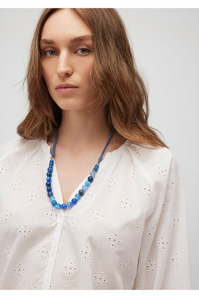 Mavi Naturstein-Halskette 1912505 -83077