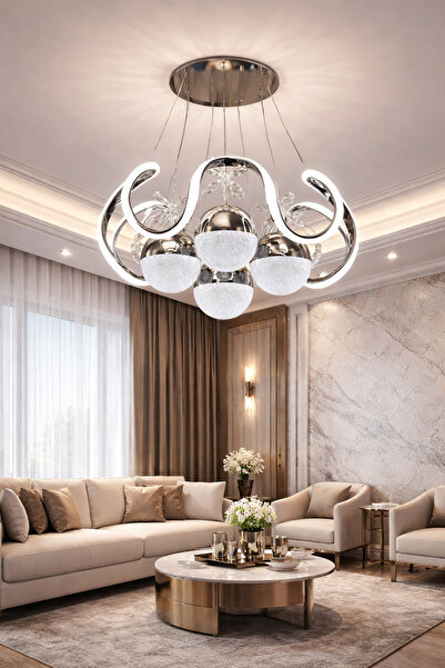 ERS ELEKTRİK AYDINLATMA KROM İLE 3 RENK TAVANINIZA MÜTHİŞ DERİNLİK SAĞLAR.