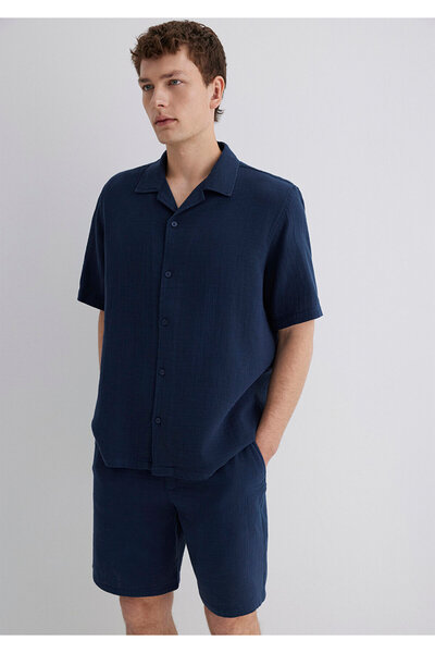 Mavi Lacivert Gömlek Regular Fit / Normal Kesim 0211532-82183