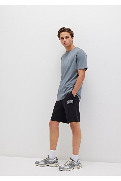 Mavi Schwarze bedruckte Shorts -0410224-900