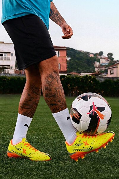 IN-STEP Air La Liga Yellow Academic Football Shoes Astroturf Football Boots -...