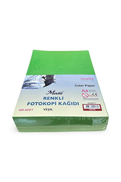 Masis A4 Renkli Fotokopi Kağıdı 500 lü Yeşil