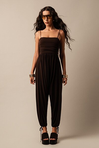 Bershka Askılı şalvar tulum