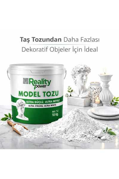 Reality Hobi Harcı Taş Tozu - Hızlı Donan Profesyonel Taş Tozu - Mumluk Biblo...