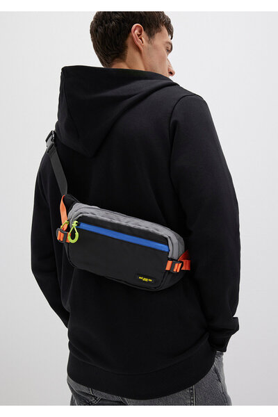 Mavi 100% Textile Multicolored Waist Bag092692-900 Black Type 4 Casual/Daily ...