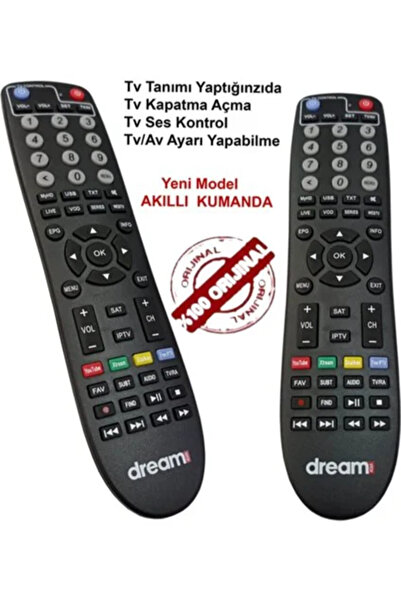 Dreamstar Masterplus Uydu & Tv Akıllı Kumandası (Orjinal)
