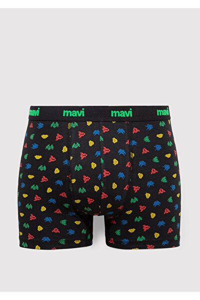 Mavi Printed Black Boxer 092259-900