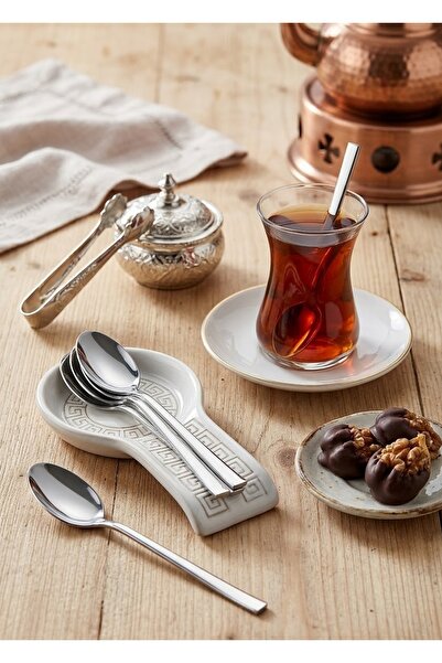 Trouvaille 12 قطعة من ملعقة الشاي الفاخرة المصنوعة من الفولاذ المقاوم للصدأ