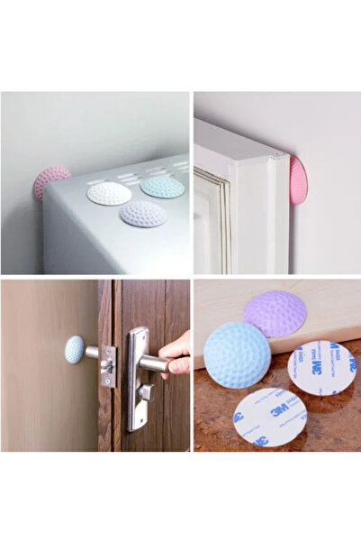 Skygo Çok Amaçlı Silikon Kapı Duvar Koruyucu Tampon 4lü Paket