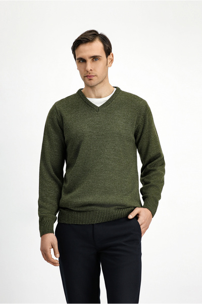 Kiğılı سترة تريكو بقصة عادية ورقبة على شكل حرف V