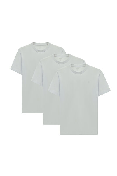 Kiğılı Σετ μπλουζών με λαιμόκοψη ποδηλάτου, κανονική εφαρμογή, 100% βαμβάκι, ...