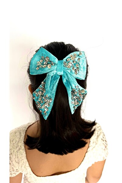 MODA Kadife Pullu Klipsli Saç Tokası