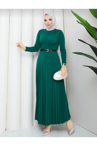 ECK MODA Women's New Season Ruched Full Stretch Fabric Belt Detail Stretchy S...