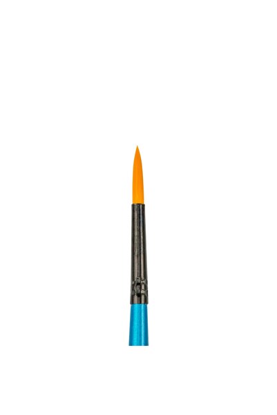 Bigpoint 111 Series Golden Synthetic Bristle Round Brush No: 6 X 12 Pieces