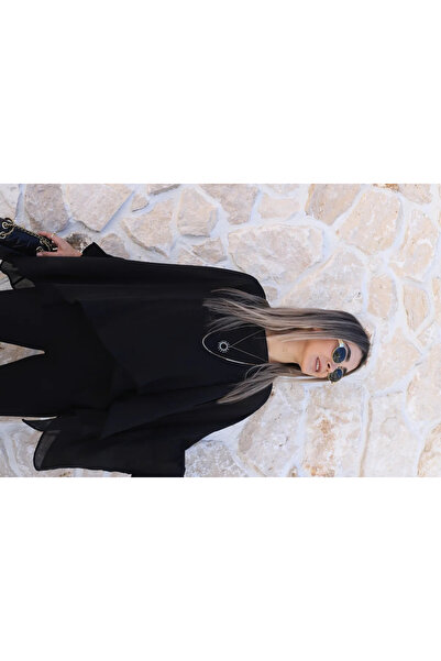 bytugcekaya بلوزة الرأس الطائرة باللون الأسود بالحجم القياسي