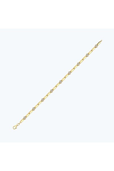 Altınbaş Altın Taşlı Bileklik