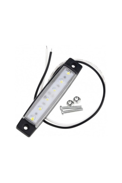 Xenon Bright Lumină de marker auto LED 12V Alb LG-6SMD-12V-ALB