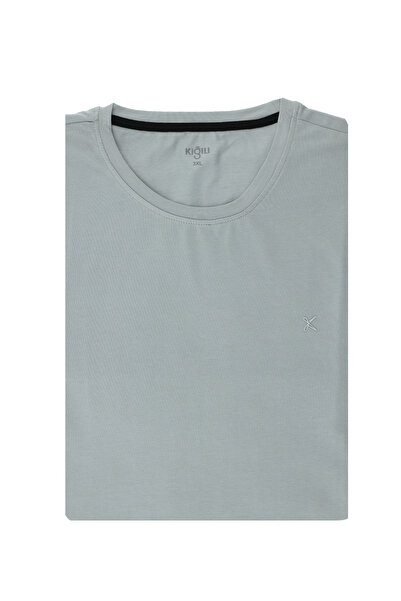 Kiğılı Tricou din bumbac, cu decolteu, mărime mare