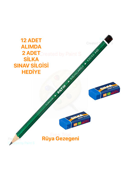 Fatih Mercanlı Kurşun Kalem / 12 Adet Alımda 2 Adet Kalemtıraş HEDİYE