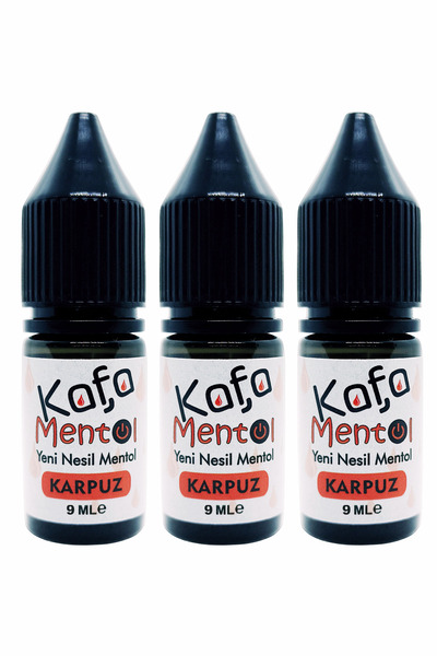 Kafa Mentol Mentol Topu Sıvısı 300 Adet Mentol Damlasi Karpuz Aromalı 9 Ml X ...