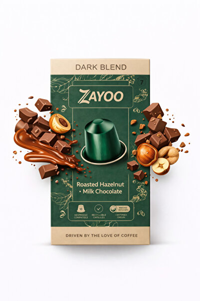 Zayoo Nespresso Original Uyumlu Alüminyum Kapsül - Dark Blend 7 - 10 Adet