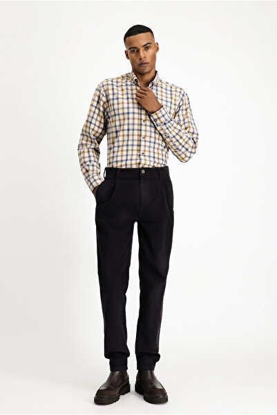 Kiğılı Довгий рукав, прямий крій, картата тканина, бавовняна сорочка з ґудзик...