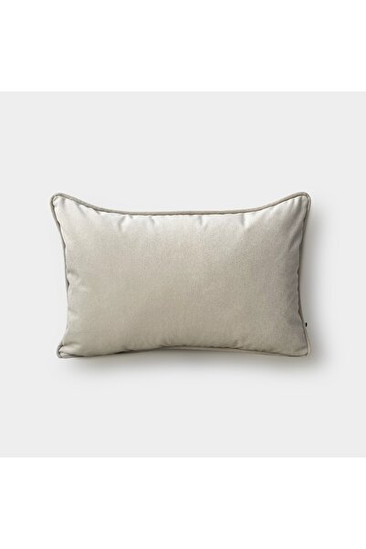 Lidoma Home Taupe " catifea Simplu Husă de pernă pentru canapea - 30x50 - Crem