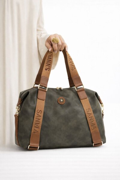 ÇANTAM GELSİN POLO BAG Geantă de mână și de umăr pentru femei, VERDE, cu mai ...