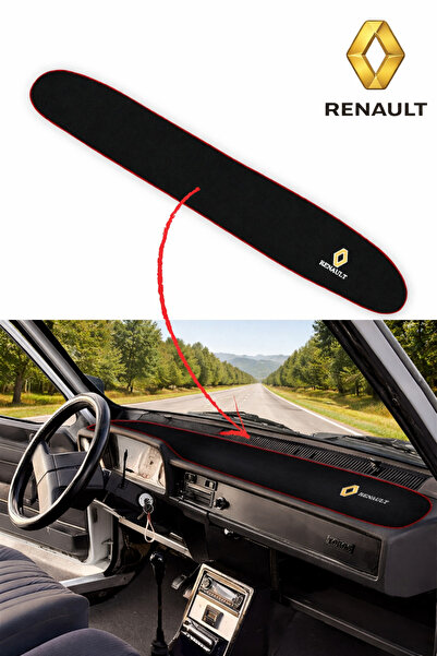 ulustekstil Renault 12 Toros Siyah Torpido Koruma Kaplama Halısı ‘’LOGOLU’’ |...