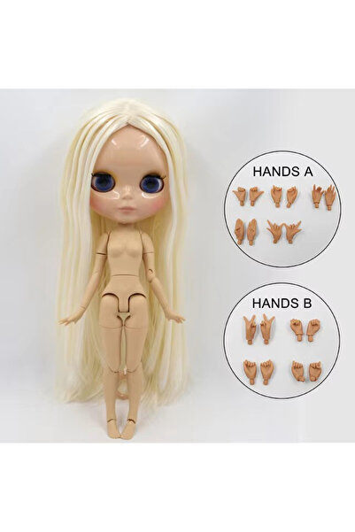 Choice Z340M282E1C ICY DBS Blyth doll 1/6 bjd tan skin body shiny face 30cm t...
