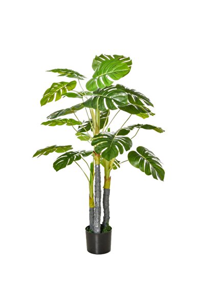 Mercaton Plantă artificială, Monstera cu ghiveci, verde, 120 cm