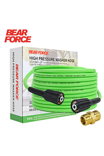 Choice خرطوم غسيل ضغط ناعم ومرن 1/4 بوصة × 10 أمتار/32 قدمًا × 200 بار 2900 ر...