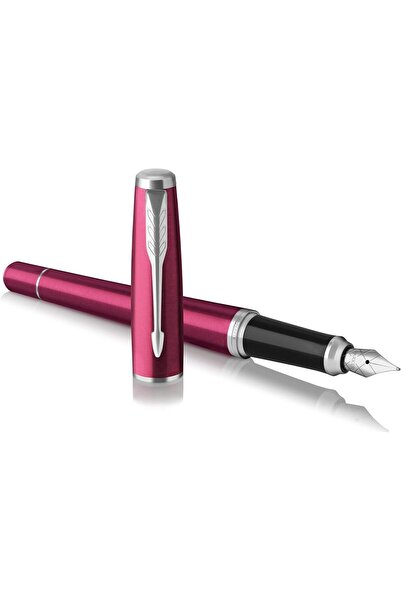 Parker Urban Liquid Fountain Pen, Bright Light Purple, Medium Tip with Blue I...