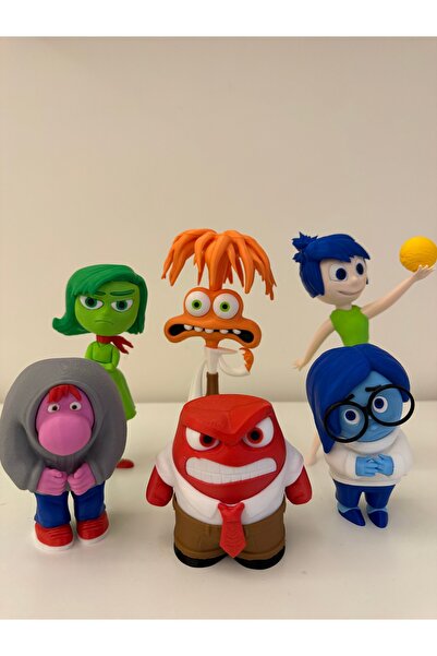 You Toys Ters Yüz/ İnside Out 6lı Set - Degout+Joie +Anxiety+Sadness+Fear+Anger