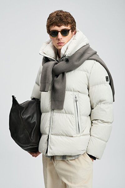 Lufian 112120250 Tommy Goose down Men's Coat Stone