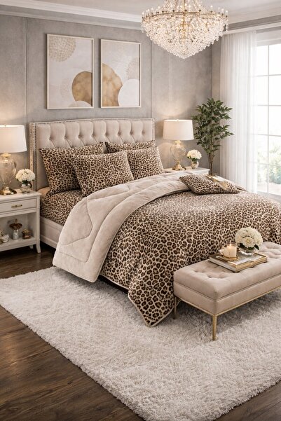 BAMİROSE Diamond Luxury Wellsoft Double-Sided Quilt + Pillowcase, Sleeping, D...