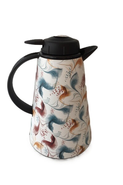 Herevin 1,2 Lt Desenli Konik Termos-flamingo/