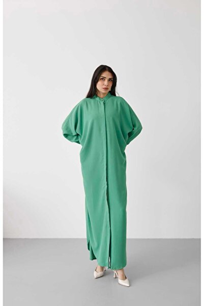 Neways 6571- Crepe Abaya Light Green