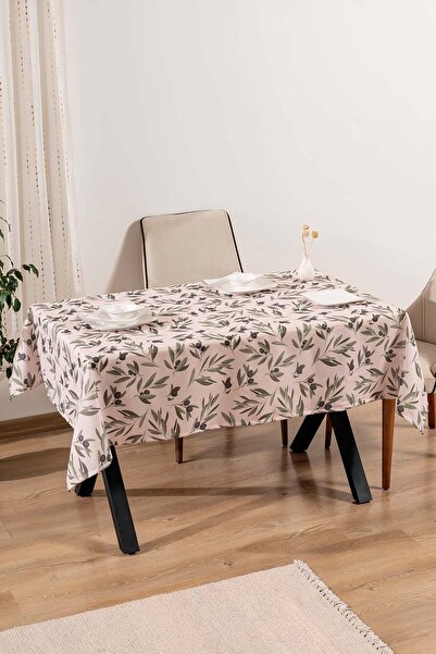 Rivaİstanbul Olive Branch Cream Tablecloth, Table Cloth, Picnic Cloth