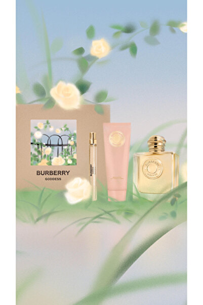 BURBERRY Goddess EDP 100 ml Parfüm + 75 ml Vücut Losyonu + EDP 10 ml Seyehat Boy Parfüm Set