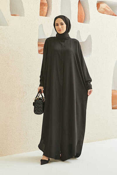 Neways 6571-Standart Abaya Siyah