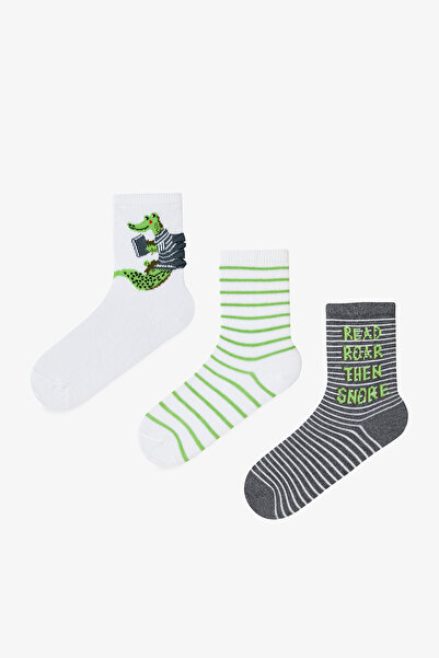 Penti Boy's How to Become a Dragon 3-Piece Sock Set