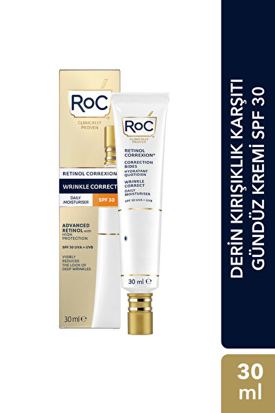 Roc Retinol Correxion Daily Moisturiser Gündüz Kremi SPF30 30ML