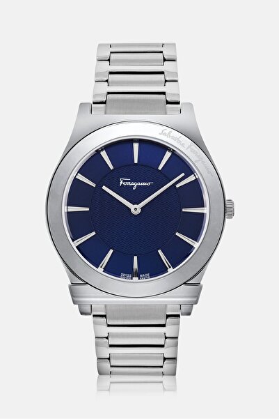 Salvatore Ferragamo Men SFPE00719 Slim Stainless Steel Watch 41mm, Silver